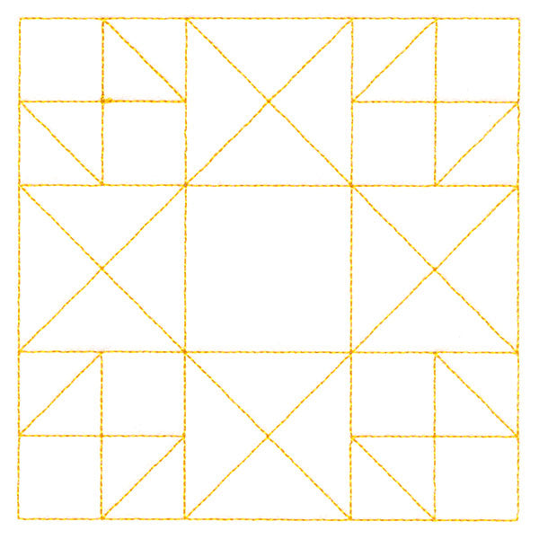 Traditional Quilting II - Crown of Thorns (Double Run)