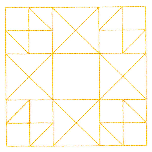 Traditional Quilting II - Crown of Thorns (Double Run)