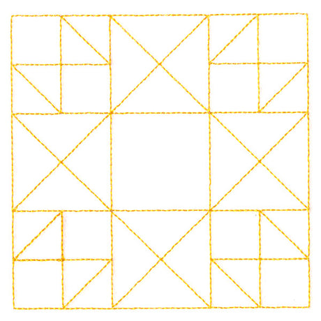 Traditional Quilting II - Crown of Thorns (Double Run)