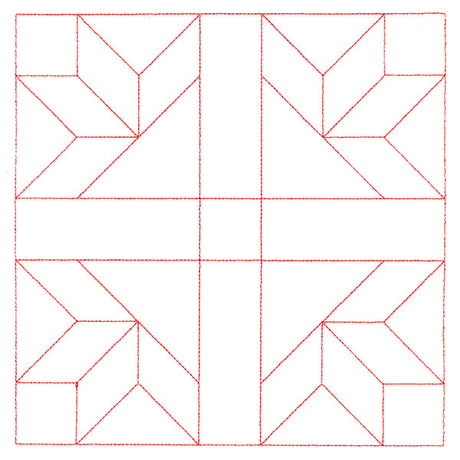 Traditional Quilting II - Goose Tracks (Double Run)