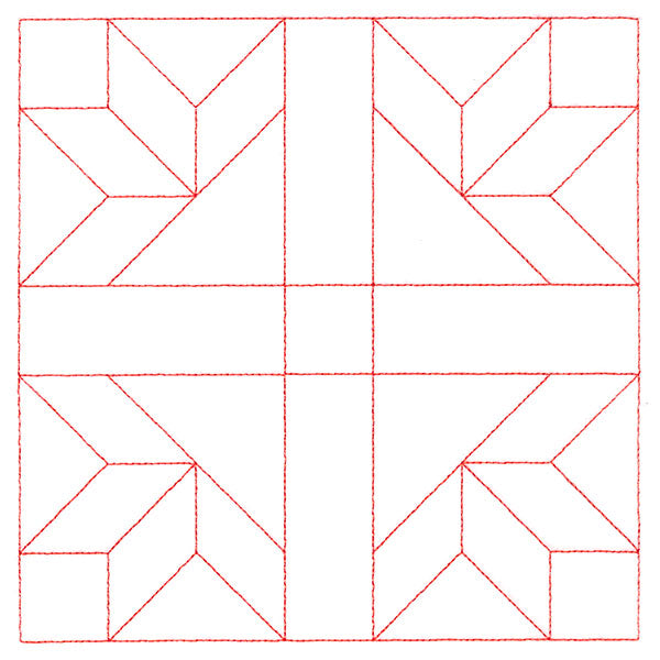 Traditional Quilting II - Goose Tracks (Double Run)