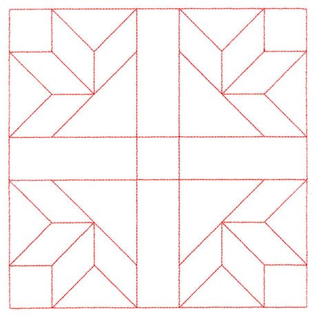 Traditional Quilting II - Goose Tracks (Double Run)