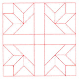 Traditional Quilting II - Goose Tracks (Double Run)