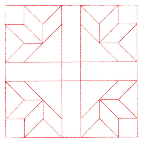 Traditional Quilting II - Goose Tracks (Double Run)