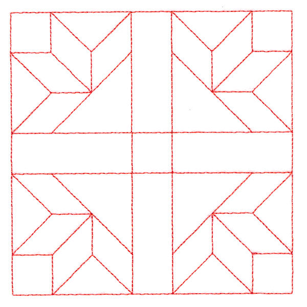 Traditional Quilting II - Goose Tracks (Double Run)