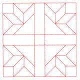 Traditional Quilting II - Goose Tracks (Double Run)