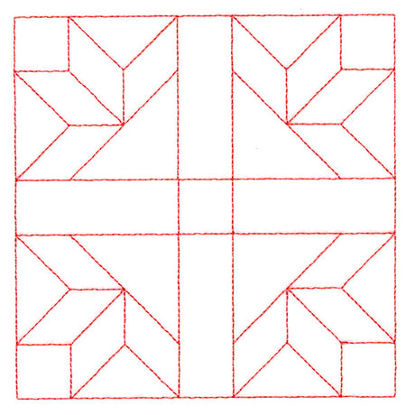 Traditional Quilting II - Goose Tracks (Double Run)