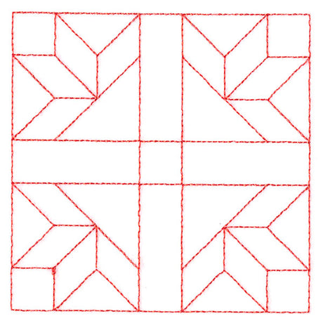 Traditional Quilting II - Goose Tracks (Double Run)