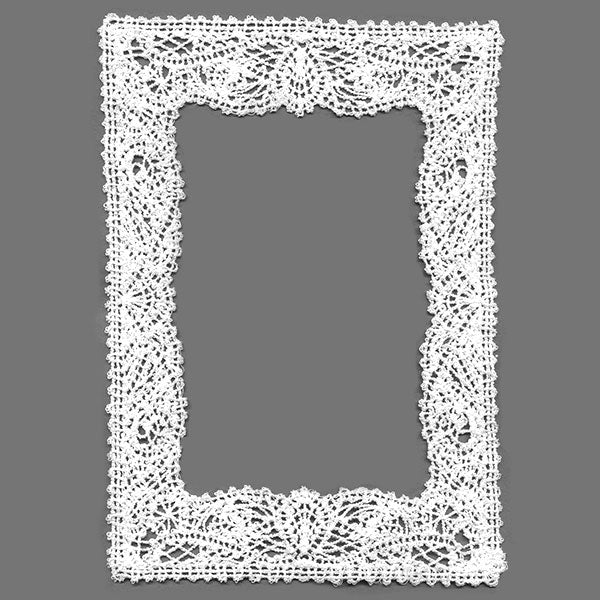 Delicate Photo Frame (Battenburg Lace)