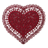 Romantic Heart Doily (Battenburg Lace)