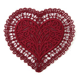 Romantic Heart Doily (Battenburg Lace)