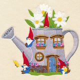 Spring Gnome Watering Can House