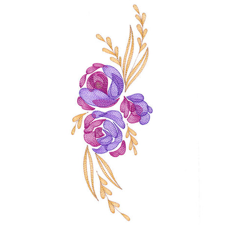 Precious Peony Border