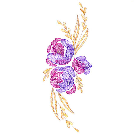 Precious Peony Border