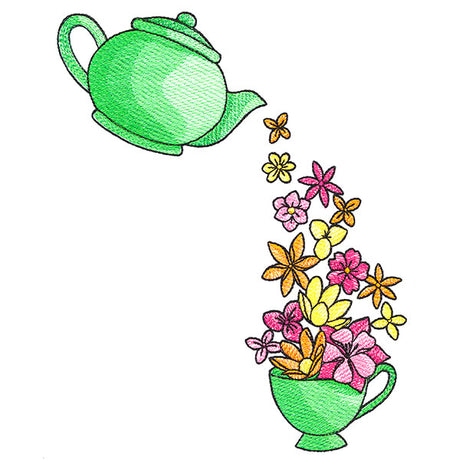 Pouring Petals Teapot