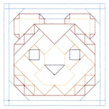Woodland Animals Quilting - Bear (Double Run)