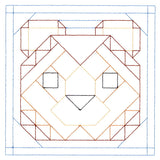 Woodland Animals Quilting - Bear (Double Run)