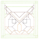 Woodland Animals Quilting - Owl (Double Run)