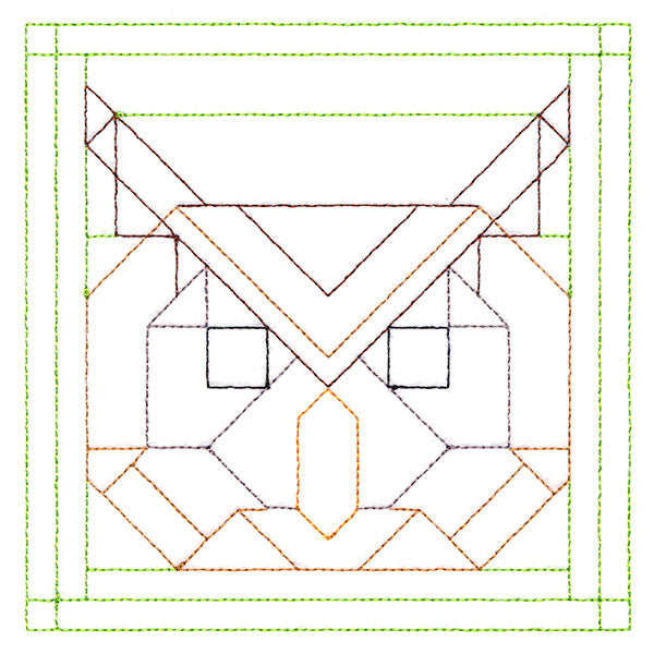 Woodland Animals Quilting - Owl (Double Run)