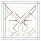 Woodland Animals Quilting - Owl (Double Run)