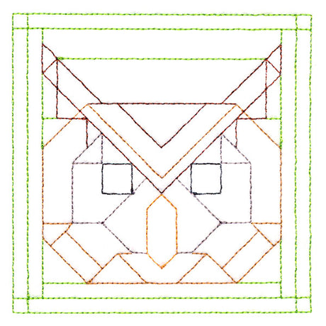 Woodland Animals Quilting - Owl (Double Run)