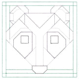 Woodland Animals Quilting - Raccoon (Double Run)