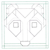 Woodland Animals Quilting - Raccoon (Double Run)