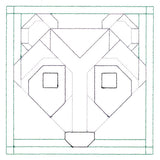 Woodland Animals Quilting - Raccoon (Double Run)