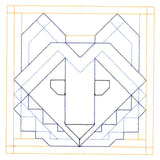 Woodland Animals Quilting - Wolf (Double Run)