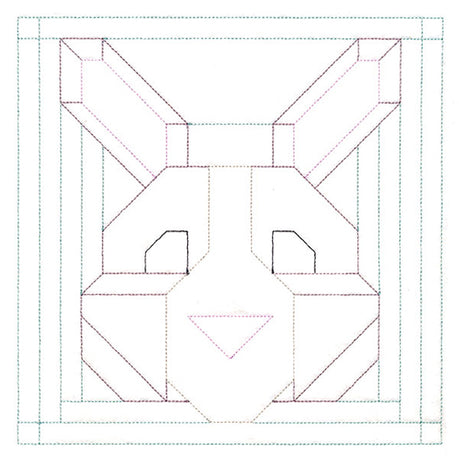 Woodland Animals Quilting - Bunny (Double Run)