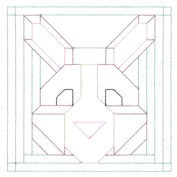 Woodland Animals Quilting - Bunny (Double Run)