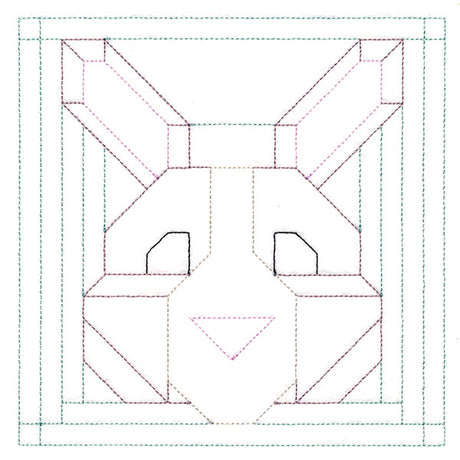Woodland Animals Quilting - Bunny (Double Run)