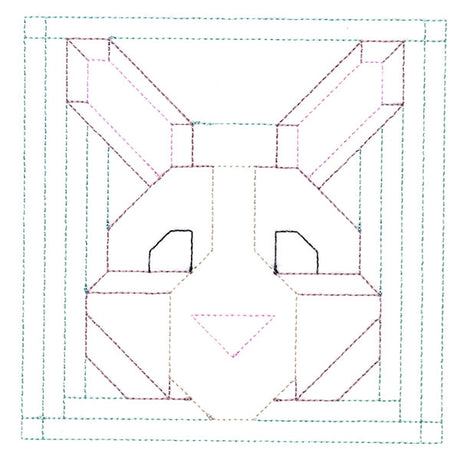 Woodland Animals Quilting - Bunny (Double Run)