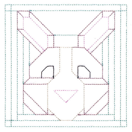 Woodland Animals Quilting - Bunny (Double Run)