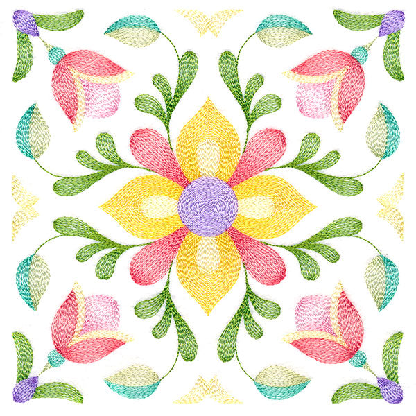 Blossoming Details Square