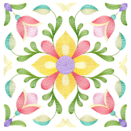 Blossoming Details Square