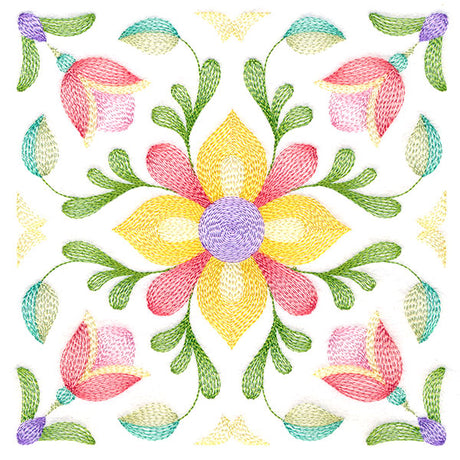 Blossoming Details Square