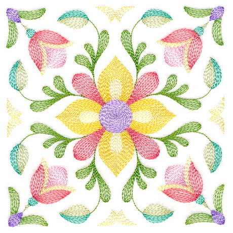 Blossoming Details Square