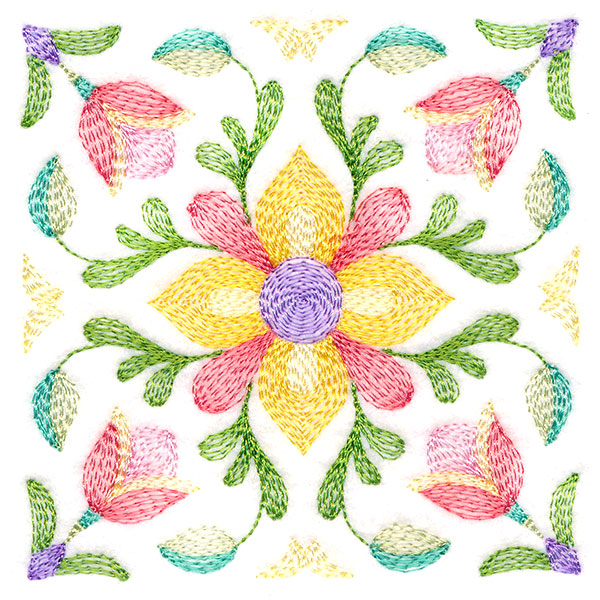 Blossoming Details Square