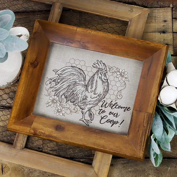 Welcome to Our Coop Rooster