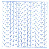 Classic Knitting Square (Double Run)