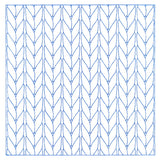 Classic Knitting Square (Double Run)