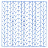 Classic Knitting Square (Double Run)