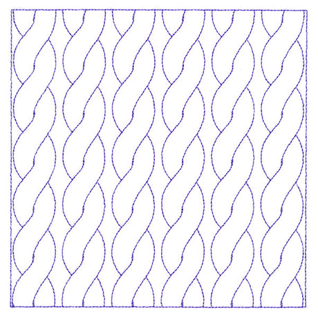 Classic Cable Square (Double Run)