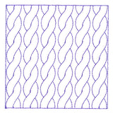 Classic Cable Square (Double Run)