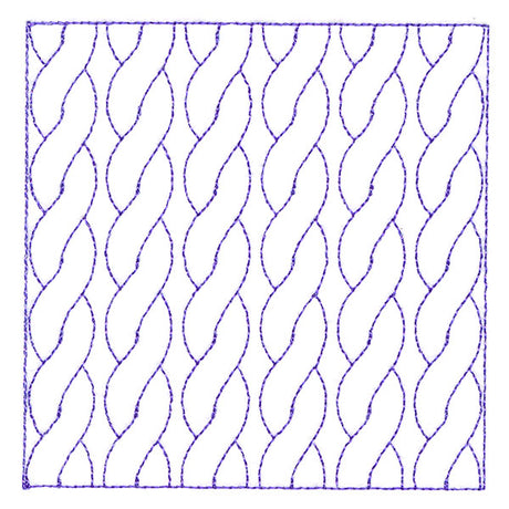 Classic Cable Square (Double Run)