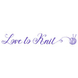 Crafty Calligraphy - Love to Knit