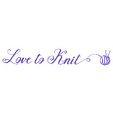 Crafty Calligraphy - Love to Knit