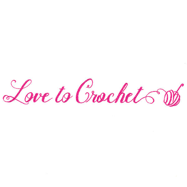 Crafty Calligraphy - Love to Crochet