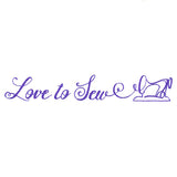 Crafty Calligraphy - Love to Sew